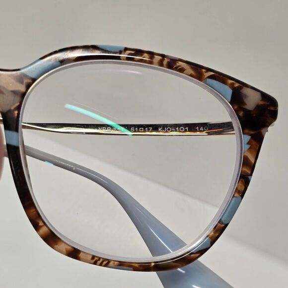 Prada Eyeglasses Frame VPR11T KJO-101 Women's Brown Blue Full Rim 51-17-140 - Picture 2 of 8